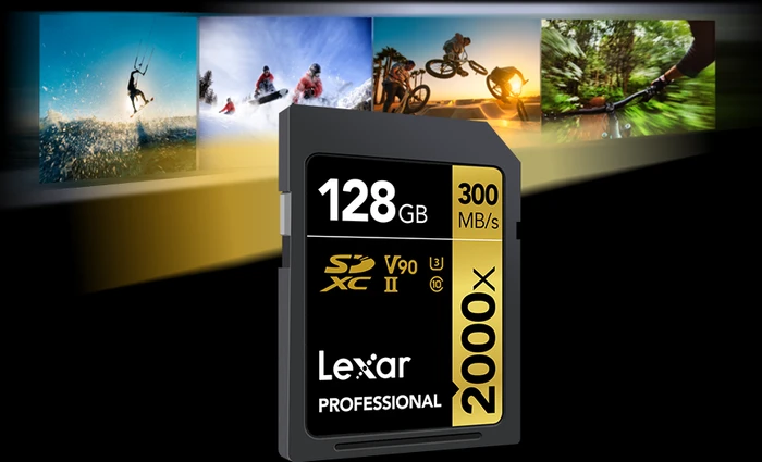 Lexar Professional 2000x Gold Series R300/W260 64GB, UHS-II U3, Class 10