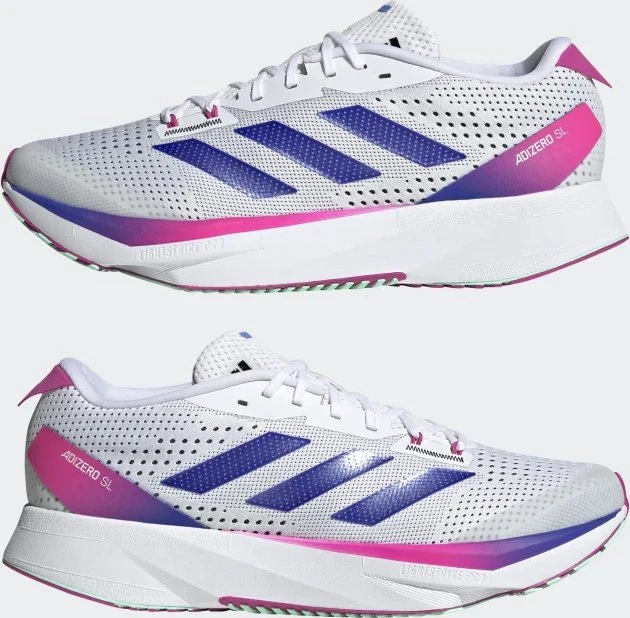 adidas Adizero SL cloud white/lucid blue/lucid fuchsia (Herren)