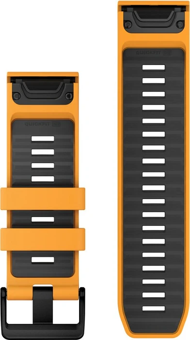 Garmin Ersatzarmband QuickFit 26 Silikon spark orange/graphite