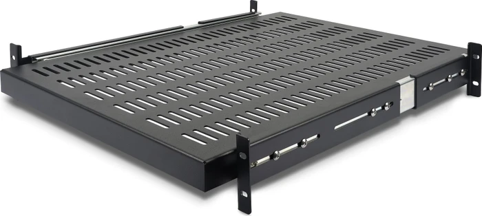 StarTech 19" Schiebefachboden für Server Rack, schwarz, 510mm Einbautiefe, 2HE