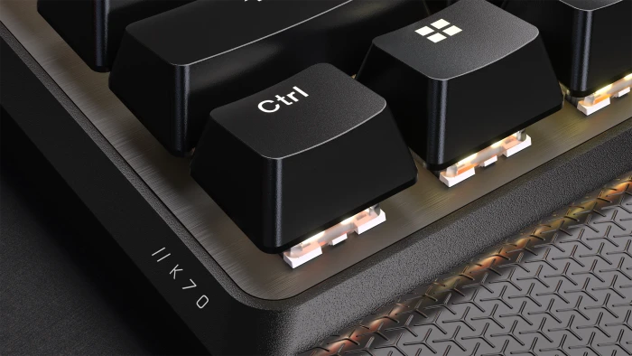 Corsair Gaming K70 CORE TKL WIRELESS RGB, schwarz, MLX RED V2, USB/Bluetooth, DE