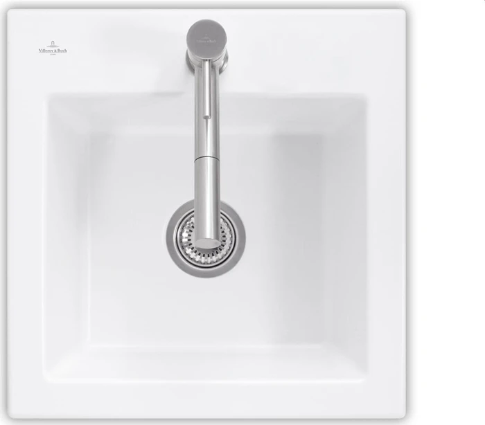 Villeroy & Boch Subway 50 S Einbau Becken mittig stone white