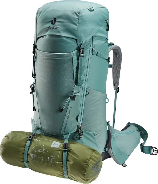 Deuter Aircontact Core 55+10 SL jade/graphite (Damen)