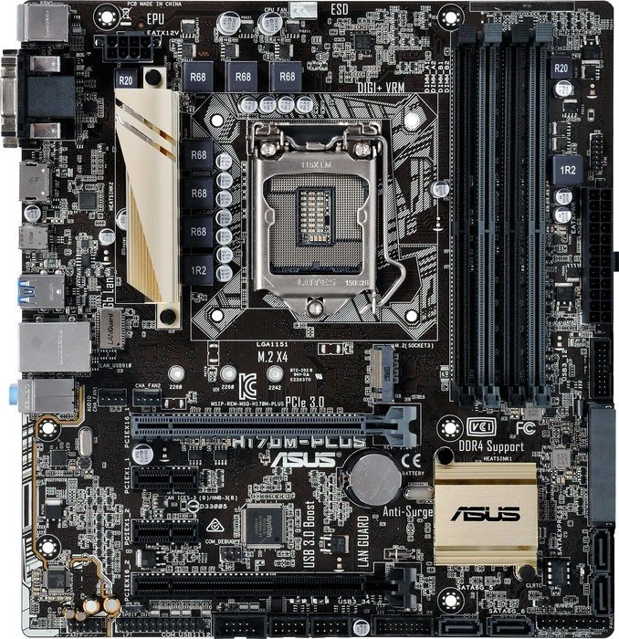 ASUS H170M-Plus (Intel 1151)