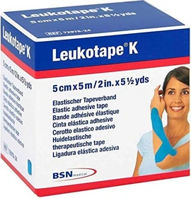 BSN medical Leukotape K hellblau, 5cm x 5m, 1 Stück