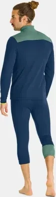 Ortovox Fleece Light Zip Neck Funktionsjacke deep ocean (Herren)