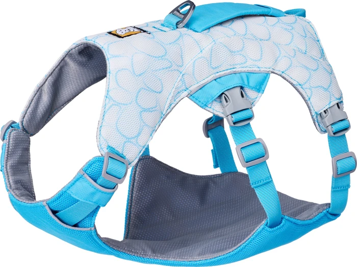 Ruffwear Swamp Cooler Geschirr, XXS, Biolumin Blue (30781-445S2)