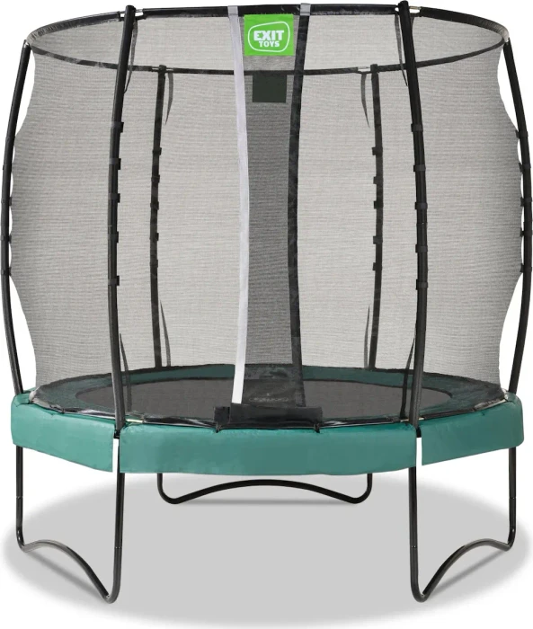 Exit Toys Allure Premium mit Sicherheitsnetz 253cm Trampolin grün
