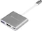 SilverStone EP08 USB 3.0 Typ-C auf HDMI Adapter, silber Vorschaubild