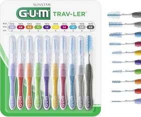Sunstar Gum TRAV-LER Sortiment Interdental-Set, 9-tlg.