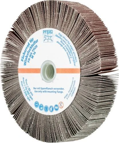 Pferd FR WS 11520 M14 A 240 Lamellenschleifwalze K240, 115x20mm, 2 Stück