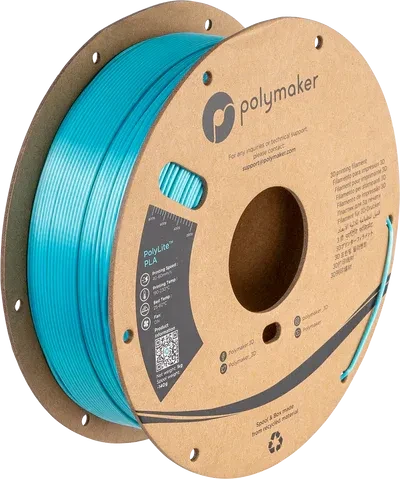 Polymaker Panchroma Silk PLA, Light Blue, Spule, 1.75mm, 1.00kg