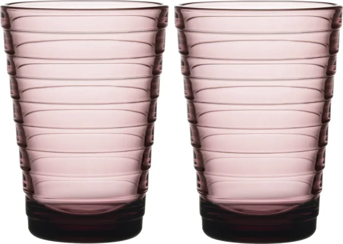 Iittala Aino Aalto Trinkglas 330ml violett, 2 Stück