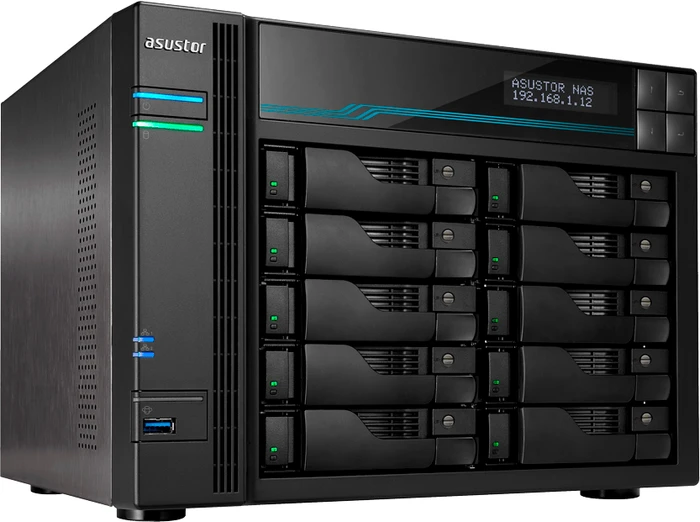 Asustor Lockerstor 10 Pro AS7110T 60TB, 8GB RAM ECC, 1x RJ-45 10GBase-T, 3x RJ-45 2.5GBase-T