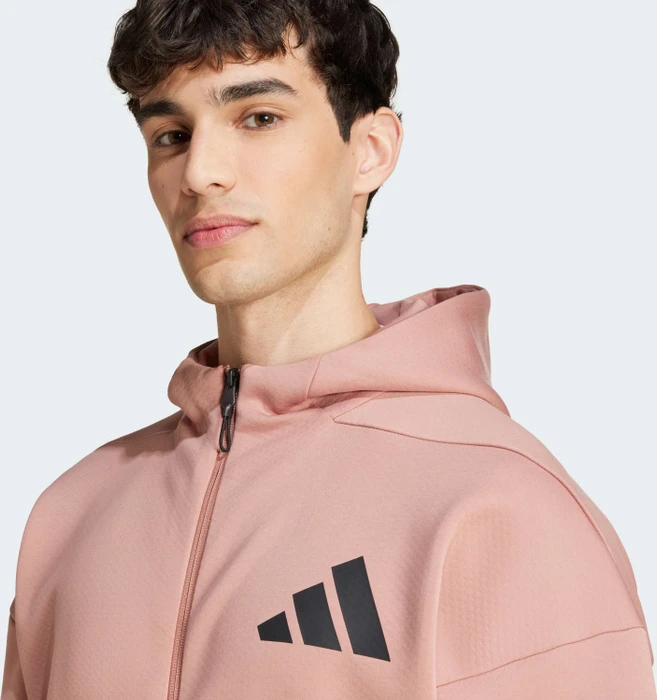 adidas Z.N.E. Zip Hoodie warm clay (Herren)