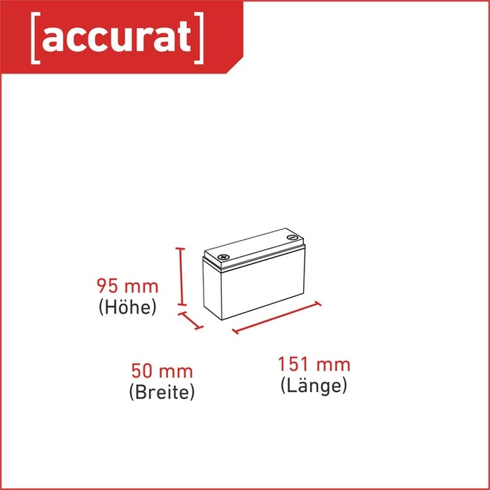 Accurat Supply S12 AGM 6V