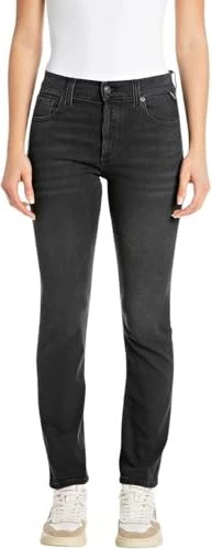 Replay Maijke Straight Fit Jeans schwarz (Damen)