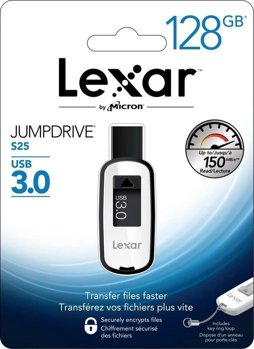 Lexar JumpDrive S25 128GB, USB-A, USB 3.2 Gen 1×1