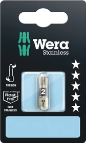 Wera 3855/1 TS SB SiS Pozidriv Bit 1/4", PZ1x25mm, 1 Stück