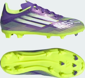 adidas F50 League FG/MG purple rush/cloud white/lucid lemon (Junior)