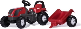 rolly toys rollyKid Valtra Trettraktor mit Anhänger rot