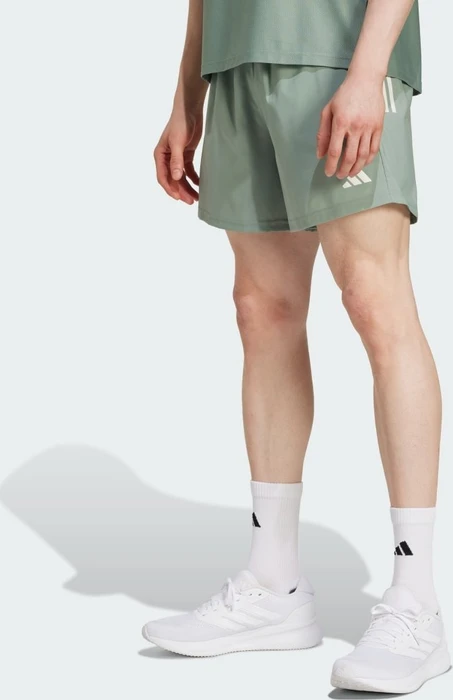 adidas Own The Run Laufhose kurz silver green (Herren)
