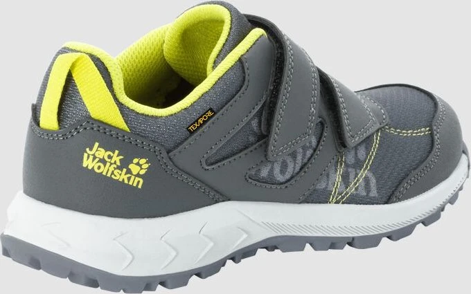Jack Wolfskin Woodland Texapore Low VC grey/light green (Junior)