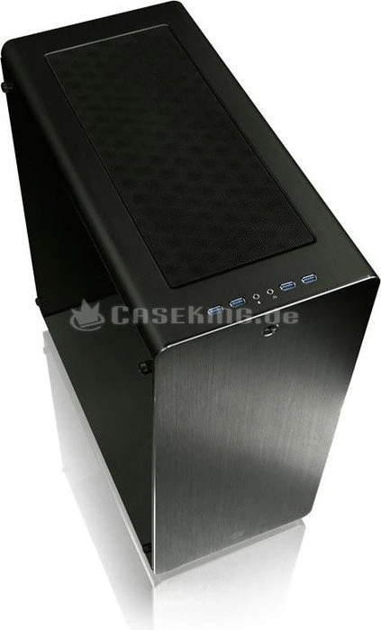 Raijintek Asterion Classic, schwarz, Glasfenster