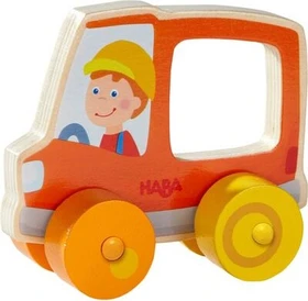 HABA Schiebefigur Müllauto