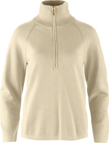 Fjällräven Övik Lite Half Zip Pullover light beige (Damen)