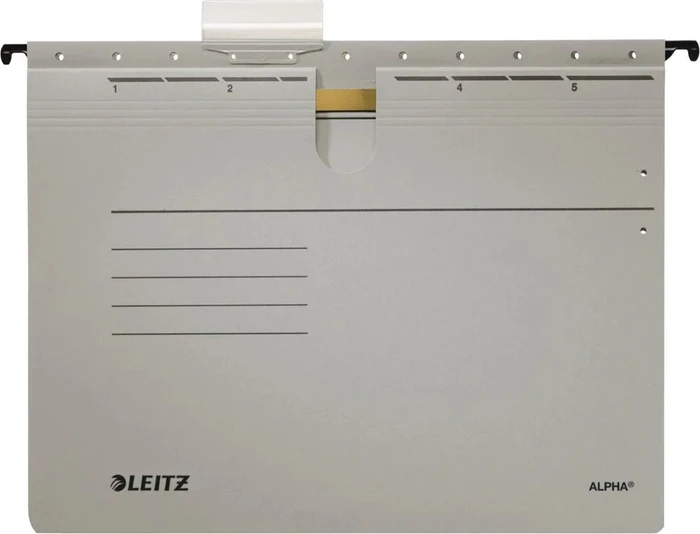 Leitz Alpha Hängehefter, A4, grau, 25er-Pack