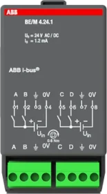 ABB BE/M4.24.1 KNX Binäreingangsmodul 4-fach, 12V/24V (2CDG110006R0011)