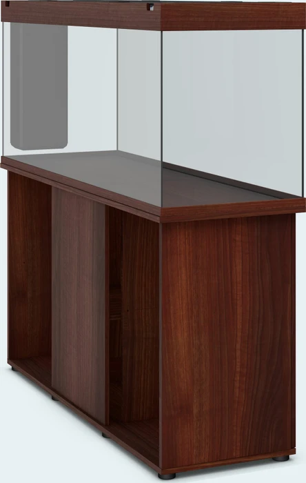 Juwel Rio 450 LED Aquarium-Set mit Unterschrank, dunkles Holz/dunkles Holz, 450l