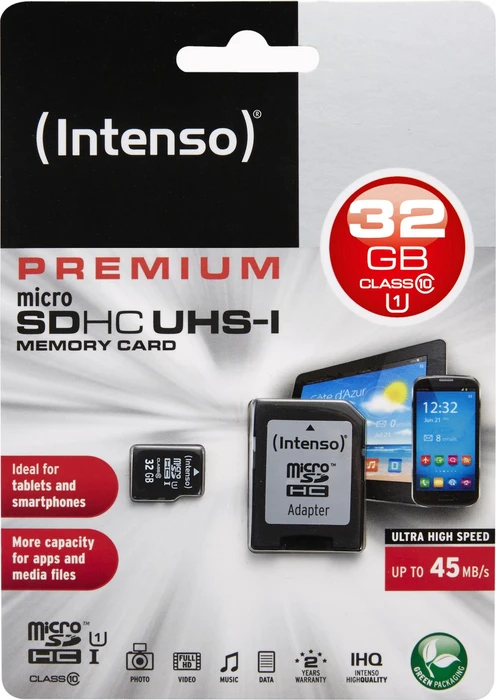 Intenso Premium R45 32GB Kit, UHS-I U1, Class 10