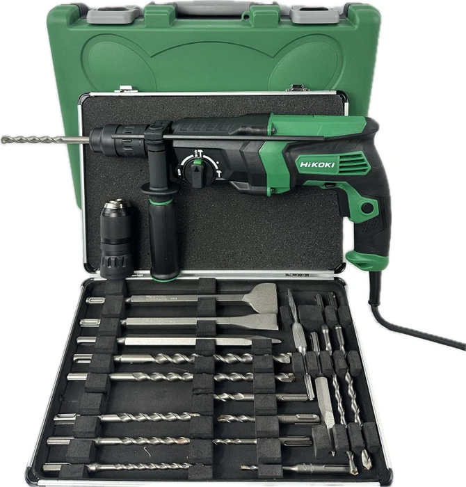 Hikoki DH26PMCWSZ Elektro-Bohr-/Meißelhammer inkl. Koffer
