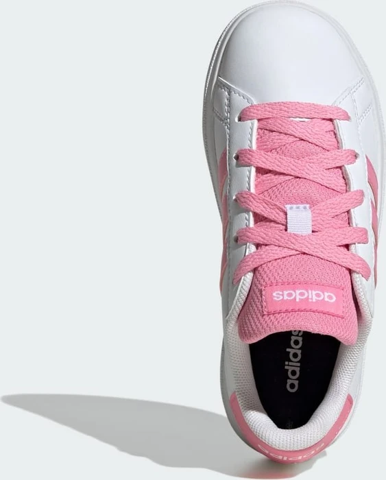 adidas Grand Court Lifestyle Tennis Lace-Up cloud white/bliss pink/core black (Junior)