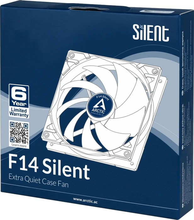 ARCTIC F14 Silent schwarz/weiß, 140mm