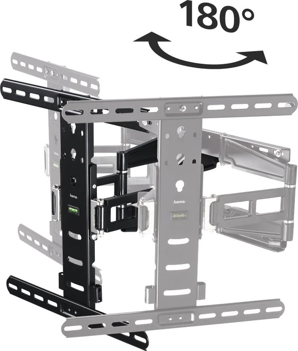 Hama TV-Wandhalterung Fullmotion 5 Sterne XL, bis 50" schwarz