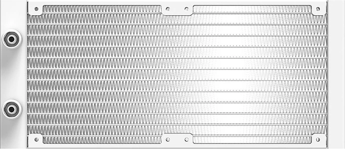 ID-Cooling FX240 LCD White, weiß