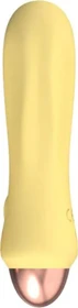 You2Toys Cuties mit Reizrillen Mini Vibrator gelb