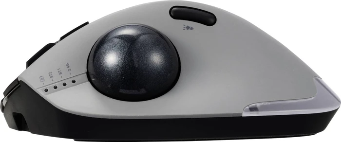 Renkforce RF-WLEM-500 Wireless Trackball Mouse grau/schwarz, USB-A/Bluetooth