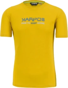 Karpos Val Federia Funktionsshirt kurzarm lemon curry print (Herren)