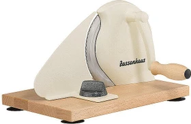 Zassenhaus Classic Brotschneidemaschine Hand-Allesschneider creme