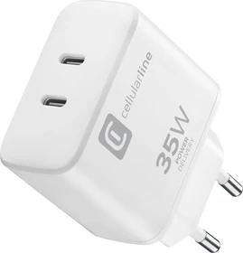 Cellularline Dual Charger 35W weiß