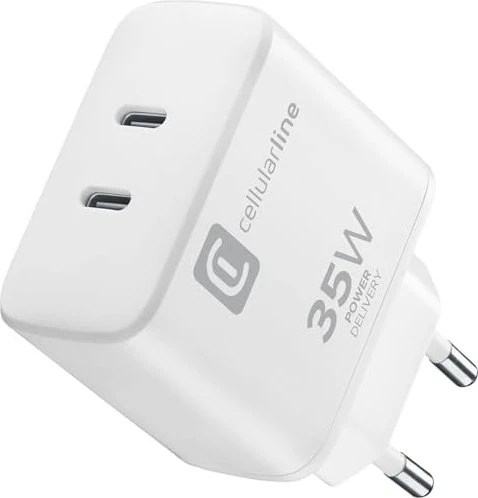 Cellularline Dual Charger 35W weiß