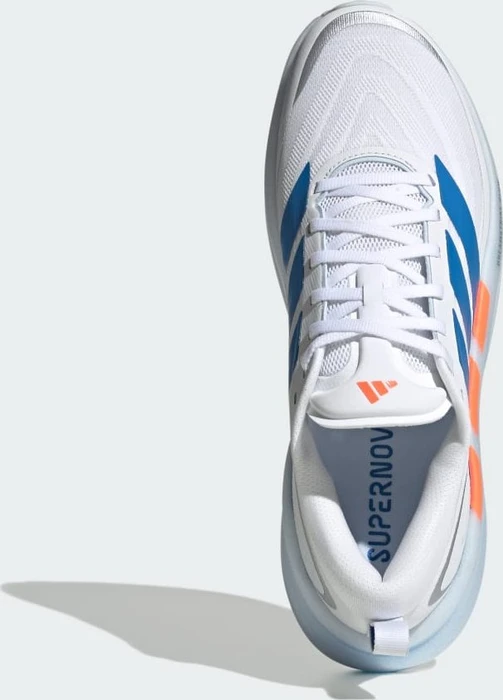 adidas Supernova Glide cloud white/ray blue/lucid orange (Herren)