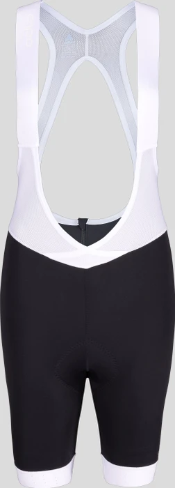 Odlo Zeroweight Tights Bib Fahrradhose kurz weiß/schwarz (Damen)