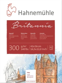 Hahnemühle Britannia Aquarell Zeichenpapier rau, 420x560mm, 12 Blatt