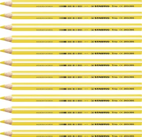 STABILO Trio thick Buntstift gelb, Kartonbox, 12er-Pack