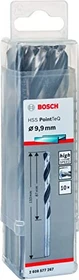 Bosch Professional HSS PointTeQ Spiralbohrer, 9.9x87x133mm, 10 Stück